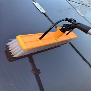 Wholesale 24 FT Water Fed Pole Kit for Solar Panel Cleaning Manual Water Spray Brush Included from china suppliers