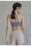 Moisture wicking XS-5XL Womens Sports Bra Swim Top Sexy Less Back Design