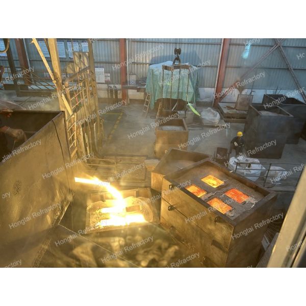 Little MgO Content Zircon Corundum Bricks for Glass Melting Furnace Erosion-Resistant