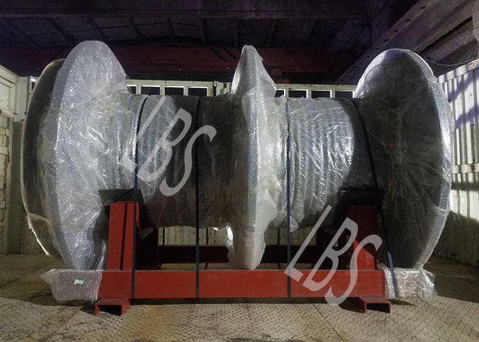 LBS Grooved Marine Winch With Large Drum Diameter Length For Multilayer Winding