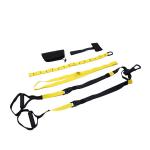 Indoor 2 Belts Long Resistance Bands , 210CM Suspension Trainer Bands