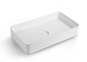 Wholesale Deck Mounted Above Counter Ceramic Bathroom Sink Basin from china suppliers