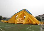 12m high 3 lanes giant inflatable hippo water slide for adults and kids outdoor