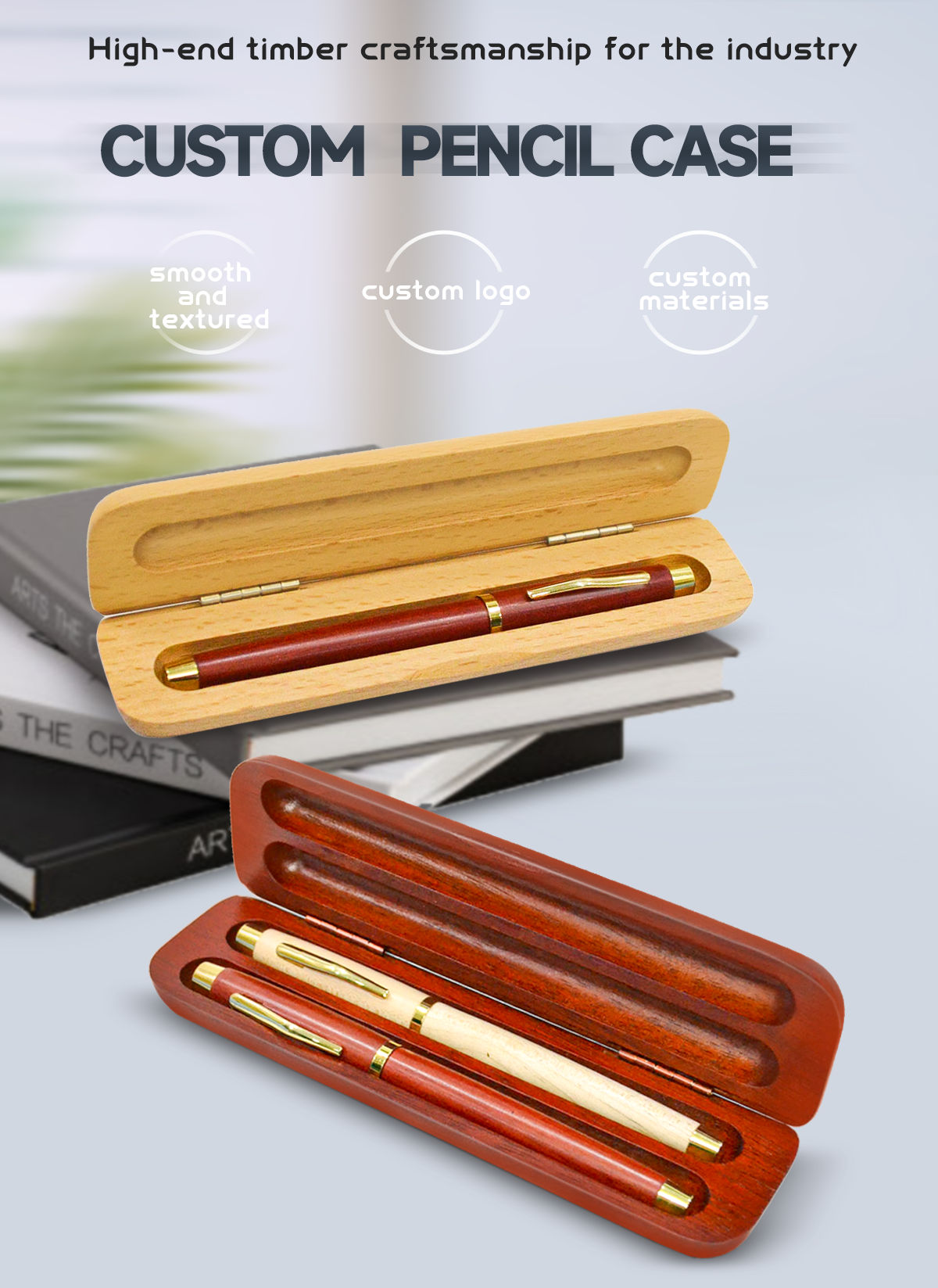 Handmade Rosewood Pen Case Protect Your Favorite Pen for Corporate Gift.