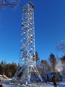 Wholesale Self Supporting Wifi Communication 50m Military Guard Tower from china suppliers