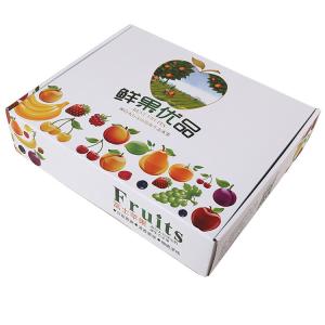 Wholesale Corrugated color printing fruit packing paper box with divider from china suppliers