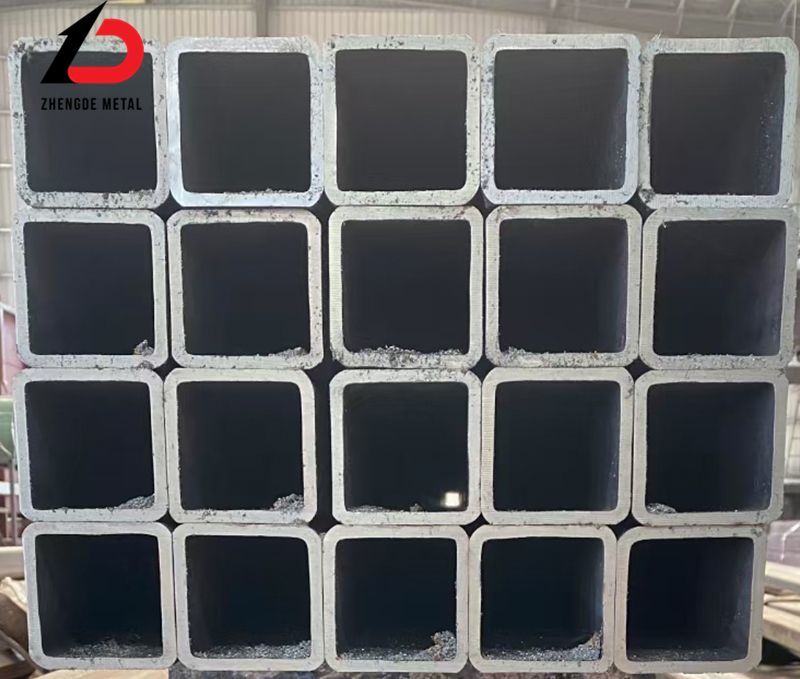 Factory Stock Tubular 2X4 Rectangular Steel Square Tube Black Iron Black Q195 Iron Bi Pipe Rhs Tube for Building with Cheap Price