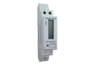 Wholesale Ligth Weight 230V 50HZ Electronic Din Rail Mounted Kwh Meter , 35mm Standard from china suppliers