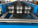 Manual Decoiler Floor Metal Deck Roll Forming Machine 85mm Shaft 30 Stations