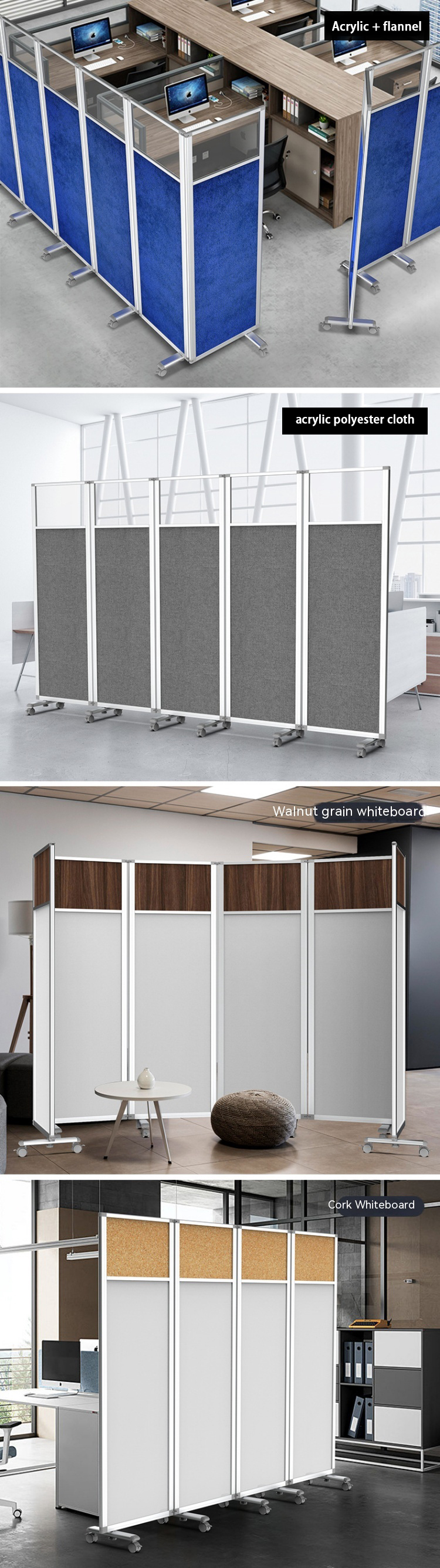Customizable Conference Room Movable Wooden Operable Soundproof Folding Partition Walls