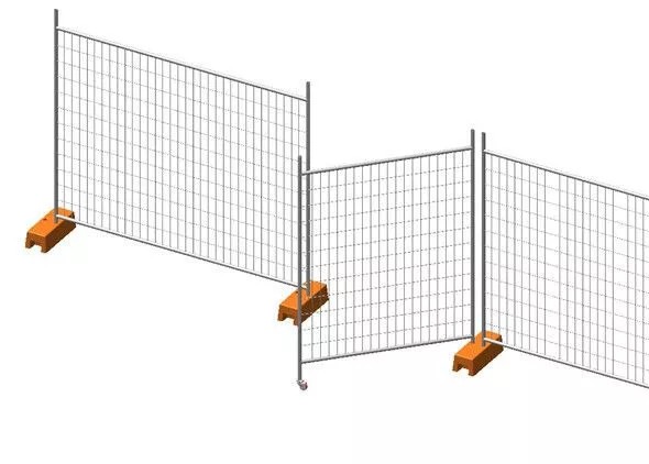Australia Safety 3m Metal Construction Fence Panels With Feet