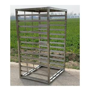 Wholesale Bakery Bread Folding Cooling Tray Rack Trolley 304 Stainless Steel from china suppliers