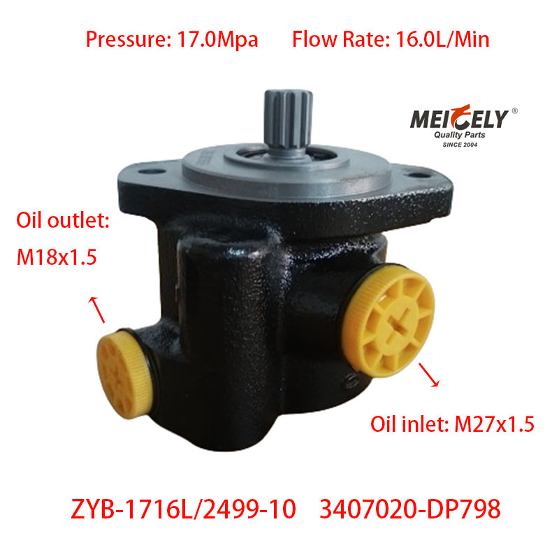 New FAW Qingdao ZYB-1716L/2499-10 Power Steering Pump