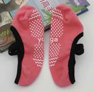 Wholesale Breathable Circle Cotton Socks Yoga Grip Socks For Women Letter Pattern Type from china suppliers