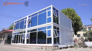 Wholesale Zontop China Factory Light Steel 2 Story Modular Container Prefabricated House from china suppliers