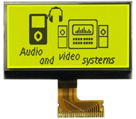 FPC Interface 128x64 COG LCD Module 12864 Dot Matrix LED