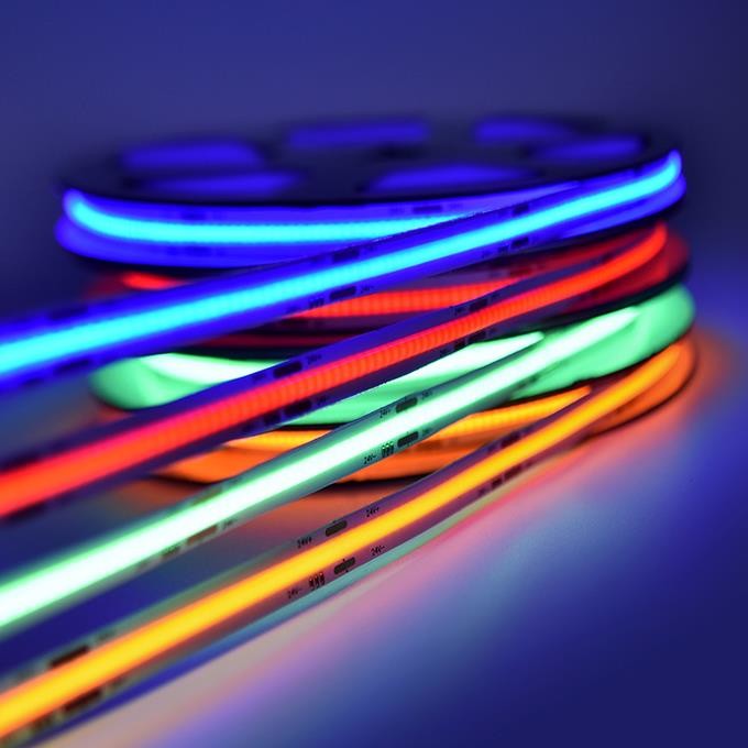PCB RA90 Flexible COB LED Strip Light Adhesive 480LED/M For Home