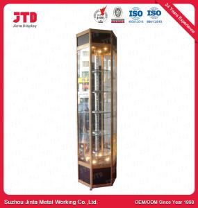 Wholesale Lighting Display Supermarket Shelving Glasses Cabinet In Showroom from china suppliers
