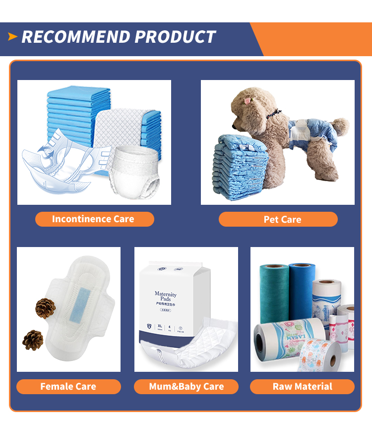 Super Speed Absorbency Printed Adult Diaper with Color Pattern and Quick Spreading