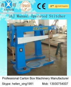 Industrial Corrugated Carton Stapler Machine / Carton Box Stapler Stitching