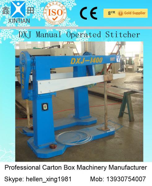 Quality Industrial Corrugated Carton Stapler Machine / Carton Box Stapler Stitching for sale