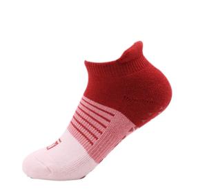 Wholesale Knitting Comfortable Anti Slip Yoga Grip Socks , Non Slip Pilates Socks Customized Size from china suppliers
