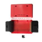 New Assembled Red Housing J1962 16 Pin OBDII Gold Plated Bent Pin Male Connector
