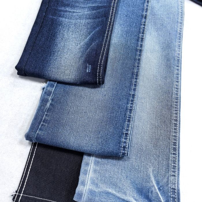 Super Dark Blue 11.2OZ Heavyweight Denim Fabric For Jeans Pants