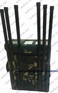 Wholesale 80W Military RF Signal Backpack Jammer GSM 3G 4G Cell Phone Signal Jammer from china suppliers