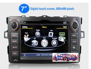 Wholesale Car Stereo DVD GPS for Toyota Auris Corolla Satnav Autoradio Multimedia GPS iPod from china suppliers