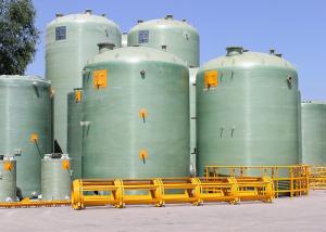 Wholesale Anti Septic Cylindrical FRP Storage Tank 10000 Gallon For Storaging Acid from china suppliers