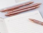 Metal press pen, aluminum rod, touch screen ballpoint pen company gift pen with