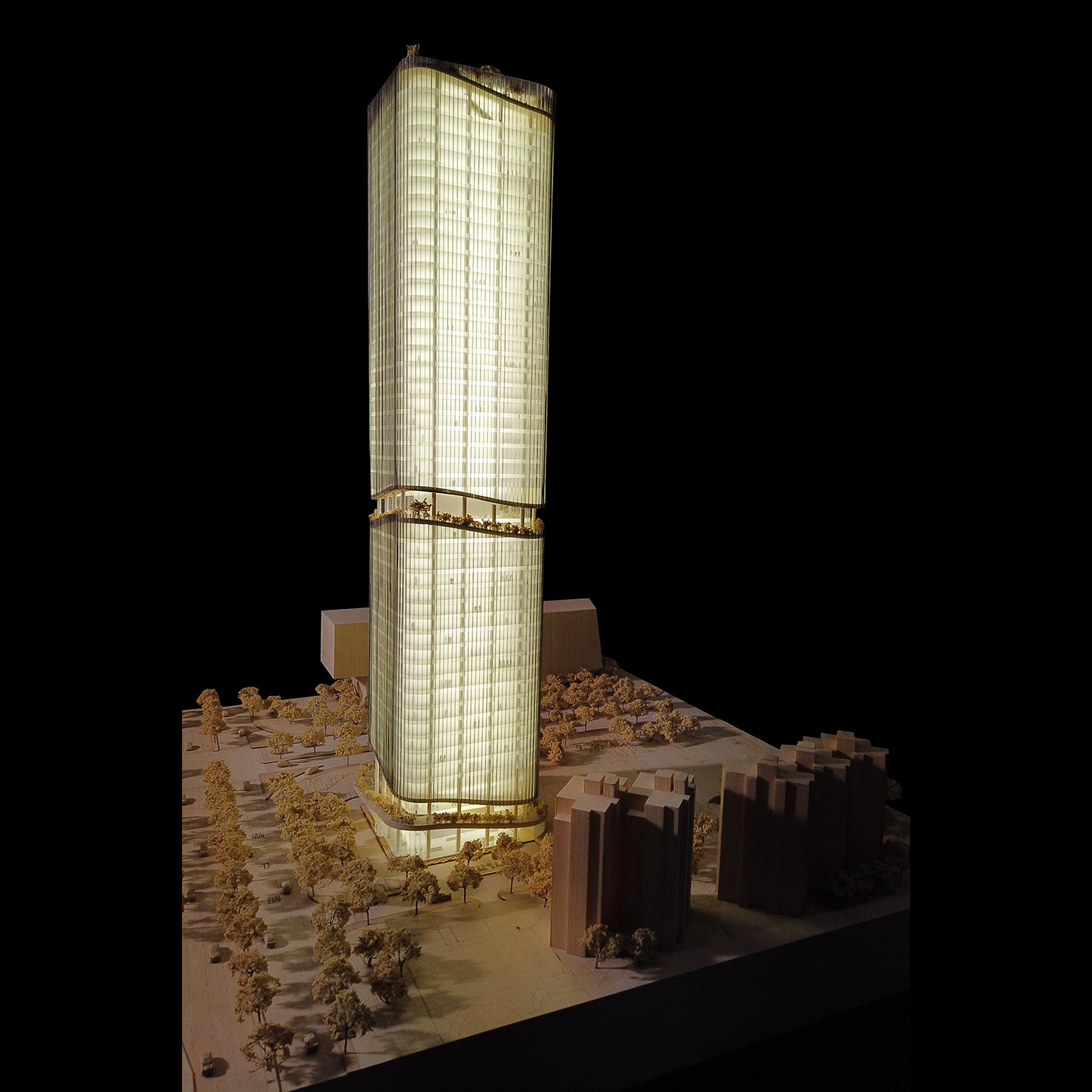 Miniature building models - PES 1:300 Wumart Tower