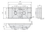 Double Bowl Top Mount Stainless Steel Kitchen Sink With Quick Drain / Top Mount