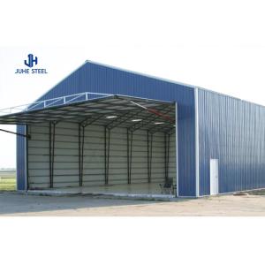 Wholesale Q235B/Q345B Low Carbon Steel Prefabricated Light Metal Frame Aircraft Hangar Construction from china suppliers