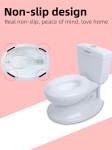 Eco Friendly Blue Pink White Print Kids Potty Toilet Trainer with Customized