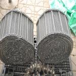 SS201 SS304 Stainless Steel Conveyor Chain Belt High Temperature Resistance