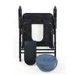 Aluminum Alloy Medical Transport Wheelchair Folding Shower Toilet Wheelchair For