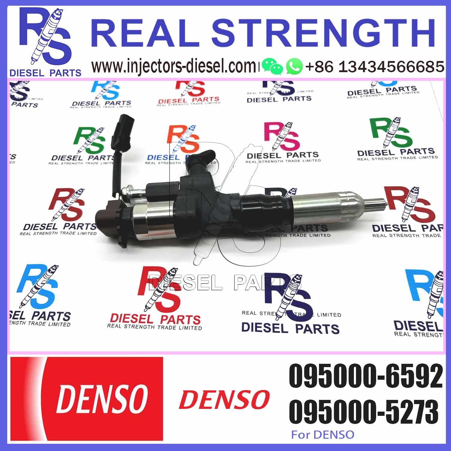 095000-6593 for Hino J08 engine excavator fuel injectors 23670-E0010 095000-6592