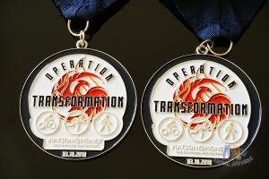 Wholesale Riding Running Walking Sports Trophies And Medals Casting Mold And Navy Blue Ribbon from china suppliers