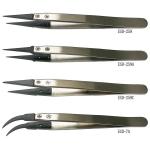 Pinzas Ceramic Tipped Tweezers ESD Stainless Steel High Temperature Resistant