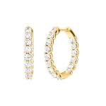 925 Sterling Silver Fine Jewelry Hoop Earrings Perfect for Any Occasion
