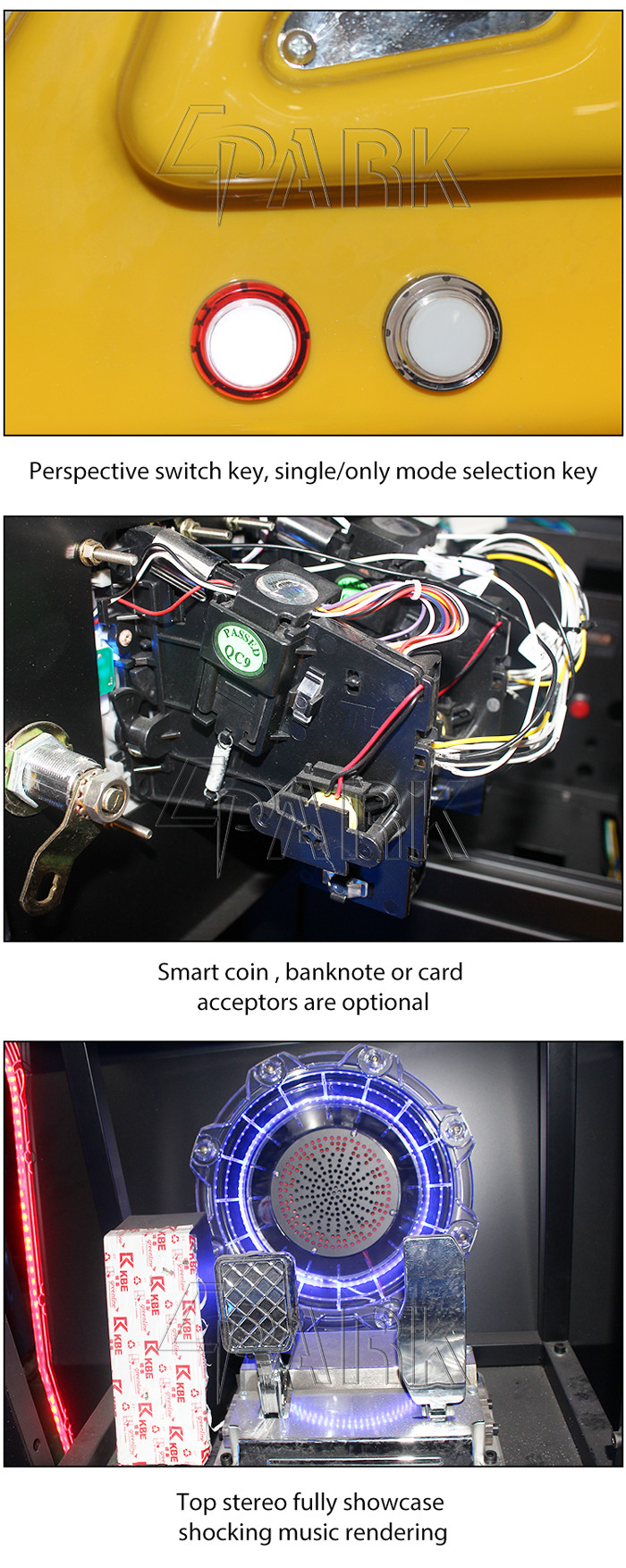 Split Second Racing Car Video Arcade Action Game Machine