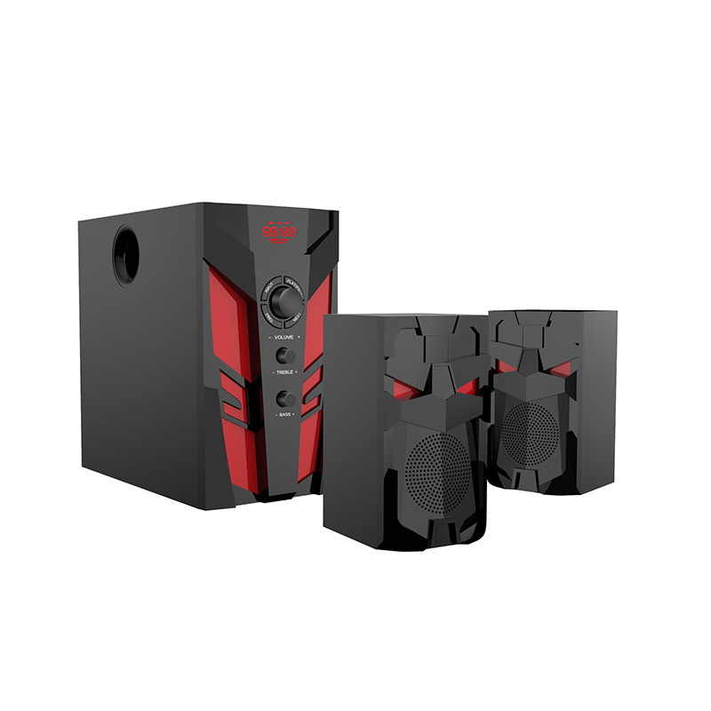 2.1 Channel Speaker With 5.25 Inch Subwoofer 85dB Sensitivity