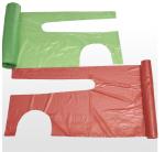 DIsposable cpe pe aprons red aprons