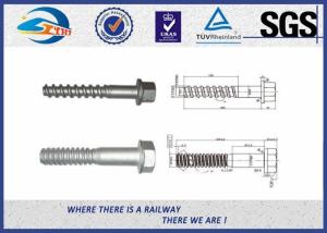 Wholesale UIC Standard Black Zinc Railway Sleeper Screws For Fastening Rails from china suppliers