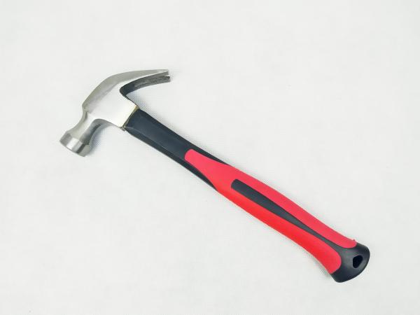 American Type Carbon Steel Plastic Handle Carpenter Hand Claw Hammer in Hand