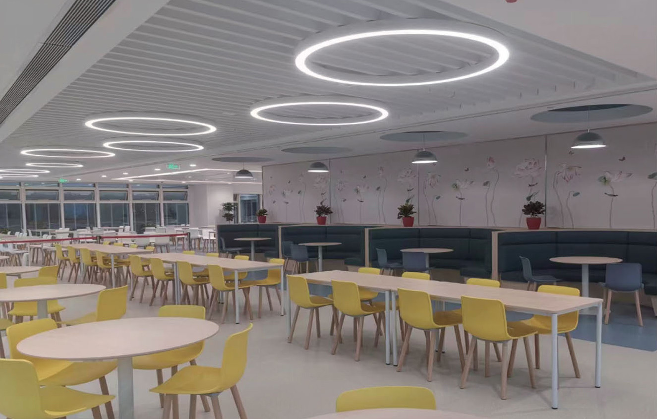 SMD5630 Led Circle Pendant Light IP20 Trimless Recessed Linear Lighting