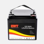 Bicycles 12V Lithium Iron Phosphate Battery 50Ah LiFePO4 Battery Replacement CE