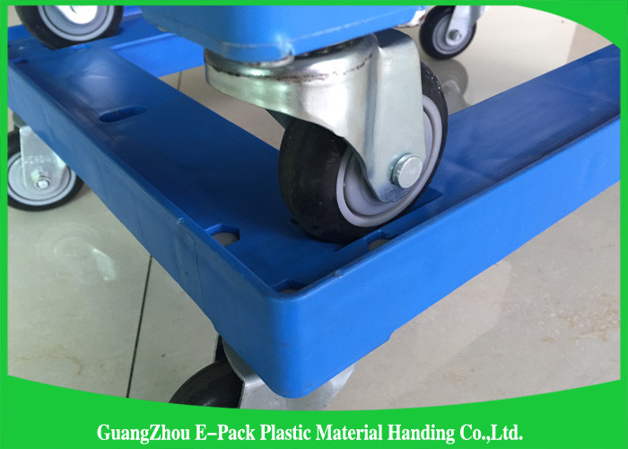 Eco - Friendly Tic Moving Dolly 4 Wheel Plastic Frame For Platform Industrial